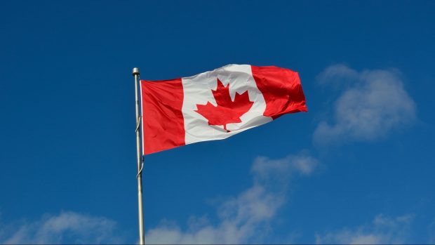 Kanada, kanadská vlajka (ilustrační foto)