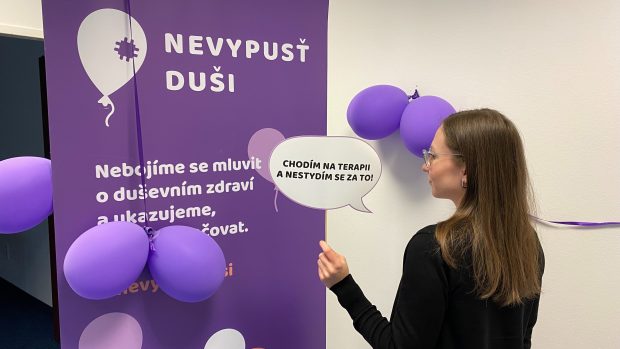 Propagační banner organizace Nevypusť duši