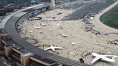 letiště Tempelhof ještě v době svého provozu