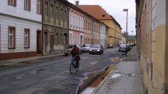 Terezínské ghetto - jedna z uliček