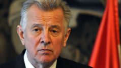 Maďarský prezident Pál Schmitt na návštevě Prahy