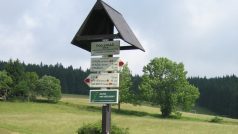 Jeseníky, Ostružná, ukazatel