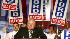 Starosta Toronta Rob Ford během své kampaně