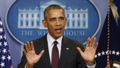 Americký prezident Barack Obama vystoupil v reakci na střelbu v oregonské škole