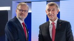 Petr Fiala a Andrej Babiš