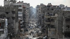 Gaza, zničené centrum města