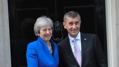 Předseda vlády Andrej Babiš a britská premiérka Theresa Mayová