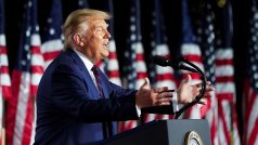 Americký prezident Donald Trump přijal republikánskou nominaci na prezidenta