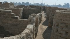 Archeologové objevili u Luxoru „egyptské Pompeje“