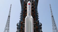 Raketa Dlouhý pochod 5B dopravila modul Tchien-che (Nebeská harmonie) na jeho stanovenou oběžnou dráhu