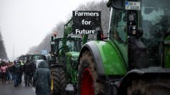 protesty zemědělců v Německu 15.1.2024