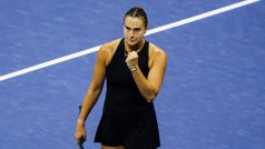 Běloruská tenistka Aryna Sabalenková v semifinále US Open