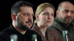 Ukrajinský prezident Volodymyr Zelenskyj na Mnichovské bezpečnostní konferenci