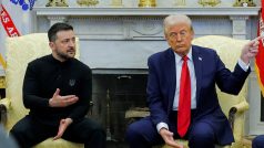 Setkání amerického prezidenta Donalda Trumpa s ukrajinským prezidentem Volodymyrem Zelenským