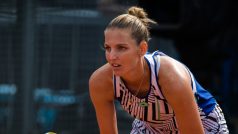 Karolína Plíšková na antuce v pražské Stromovce