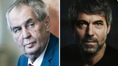 Miloš Zeman a Petr Kellner (koláž)