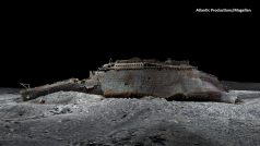 3D scan vraku Titaniku