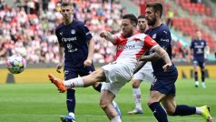 Fotbalisté Slavie si po 30. ligovém kole drží v tabulce náskok 13 bodů na Viktorii Plzeň. Od zisku titulu je dělí jediná výhra