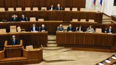 Zasedání v slovenském parlamentu