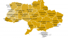 Výsledky nově zvolené ukrajinského prezidenta Volodymyra Zelenského podle jednotlivých regionů