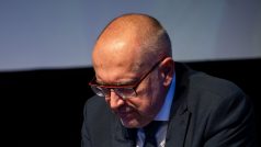 Premiér Petr Fiala (ODS) (vlevo) a ministr školství Mikuláš Bek (STAN) na konferenci Školství 2025