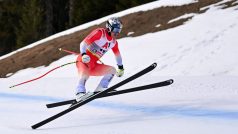 Vítěz sjezdu na mistrovství světa v Saalbachu Švýcar Franjo von Allmen