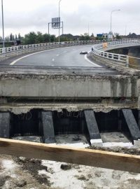Oprava mostů na dálničním přivaděči v Ostravě-Přívoze