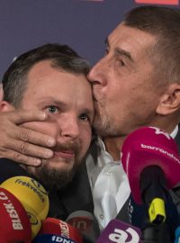 Marketér Marek Prchal a šéf hnutí ANO Andrej Babiš po sněmovních volbách v roce 2017