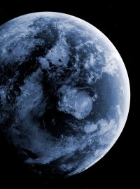 Vizualizace planety Země během doby ledové (ilustrační foto)