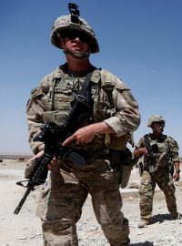 Americké jednotky v afghánské provincii Logar na archivním snímku ze srpna 2018.