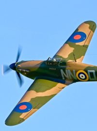 Hawker Hurricane v rukou Jiřího Horáka