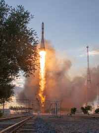 Progress MS-15 vynesla na oběžnou dráhu raketa Sojuz-2.1a z kosmodromu Bajkonur v Kazachstánu.