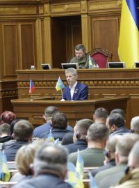 Miloš Vystrčil promluvil v ukrajinském parlamentu