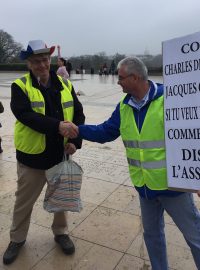 Demonstrace žlutých vest v Paříži