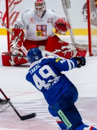 Čeští hokejisté v přípravném utkání